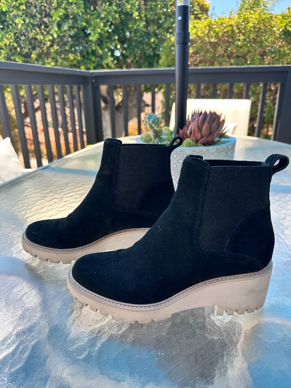 Dolce Vita Black Suede Boots